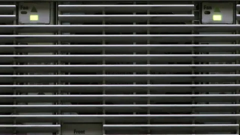 Fan grill in server room. Stock Footage 82238224