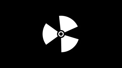 Fan icon animation Stock Footage 282577220