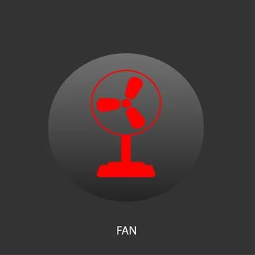 Fan icon Stock Illustration