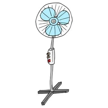 Fan icon. Stock Illustration