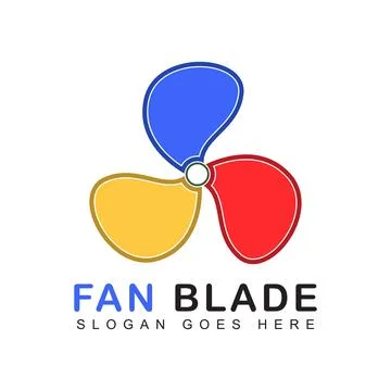 Fan icon logo Stock Illustration