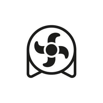 Fan icon vector design templates simple and modern Stock Illustration