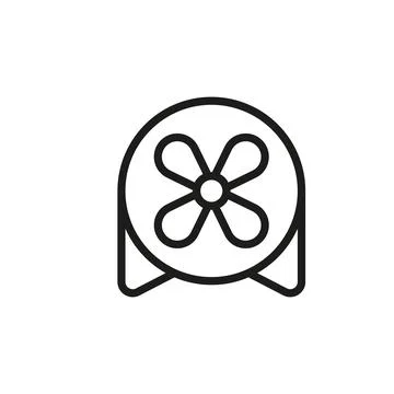 Fan icon vector design templates simple and modern Stock Illustration