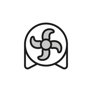 Fan icon vector design templates simple and modern Stock Illustration