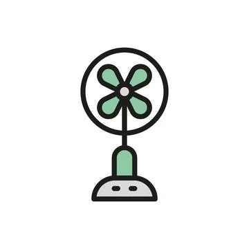 Fan icon vector design templates simple and modern Stock Illustration