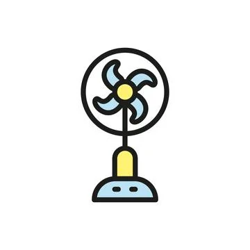 Fan icon vector design templates simple and modern Stock Illustration