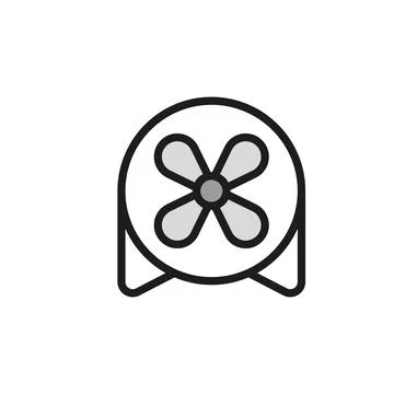 Fan icon vector design templates simple and modern Stock Illustration