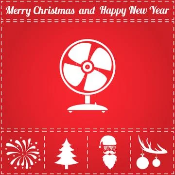 Fan Icon Vector 스톡 일러스트