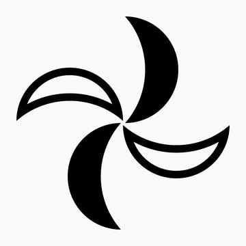 	Fan icon vector. Stock Illustration