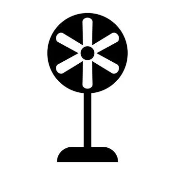 Fan icon vector Stock Illustration