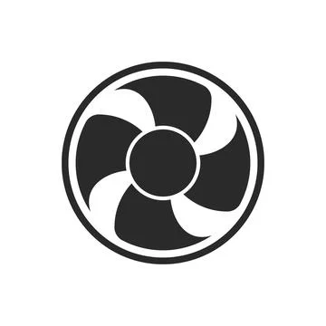 Fan icon vector Stock Illustration