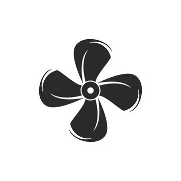 Fan icon vector 스톡 일러스트
