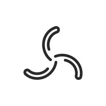 Fan icon vector 스톡 일러스트