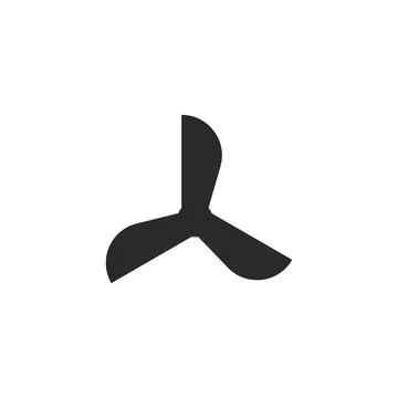 Fan icon vector 스톡 일러스트
