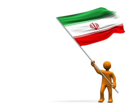 Fan of iran Stock Illustration
