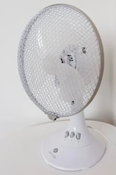 Fan isolated on white background Stock Photos