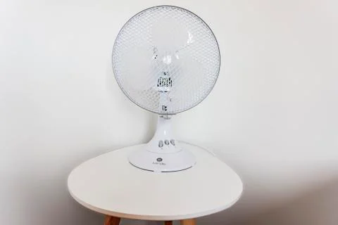 Fan isolated on white background Stock Photos