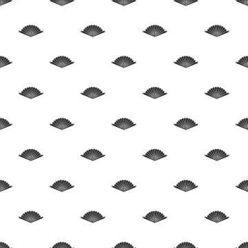 Fan pattern, simple style イラスト素材