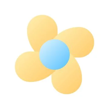 Fan pixel perfect flat gradient color ui icon Stock Illustration