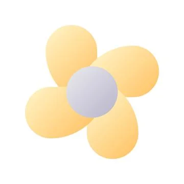 Fan pixel perfect flat gradient two-color ui icon Stock Illustration