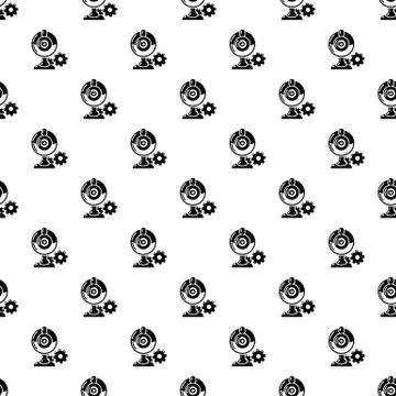 Fan repair pattern vector seamless Illustrazione stock