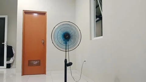 The fan rotates in the room Stock Footage 331791751