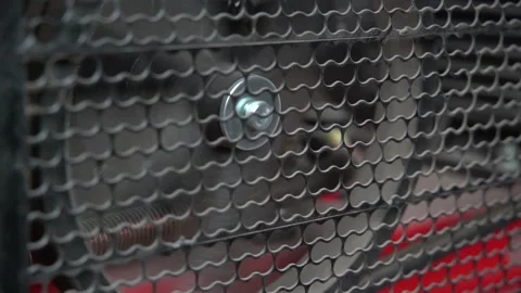 Fan rotating on air-compressor Stock Footage 161165562