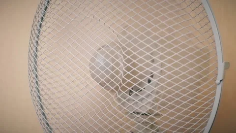 The fan starts to spin Stock Footage 85692289