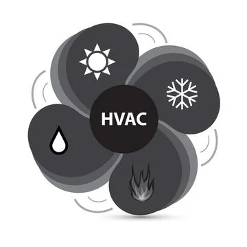 Fan with symbols Stock Illustration
