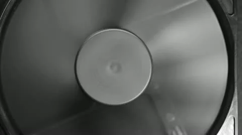 Fan turbine behind a dark surface Stock Footage 12320145
