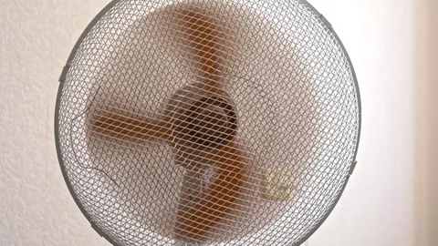 Fan turns off Stock Footage 115446201