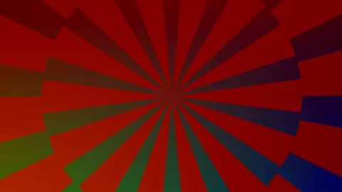 Fan of various colors in the shape of a circular spiral that rotates clockwise. Stock-Footage 119254440