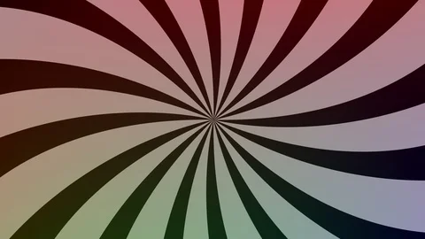 Fan of various colors in the shape of a circular spiral that rotates clockwise. Video stock 119254536