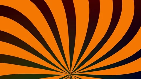 Fan of various colors in the shape of a circular spiral that rotates clockwise. Stock Footage 119399090