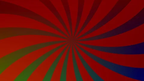Fan of various colors in the shape of a circular spiral that rotates clockwise. Video stock 119399103