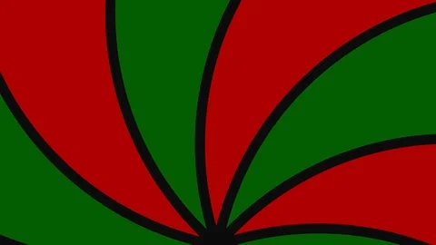 Fan of various colors in the shape of a circular spiral that rotates clockwise. Video stock 119930819