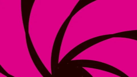 Fan of various colors in the shape of a circular spiral that rotates clockwise. Stock Footage 119930862