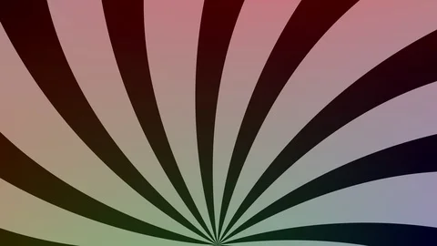 Fan of various colors in the shape of a circular spiral that rotates clockwise. Video stock 119930909