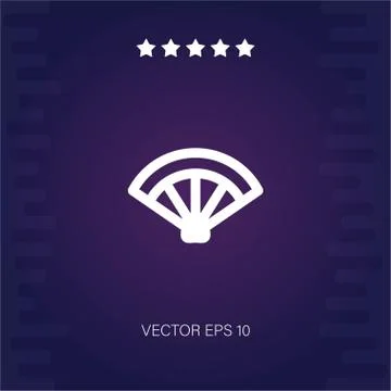 Fan vector icon Stock Illustration