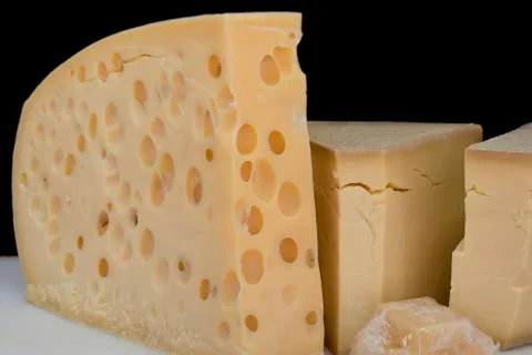Fance cheese on the table. Foto stock