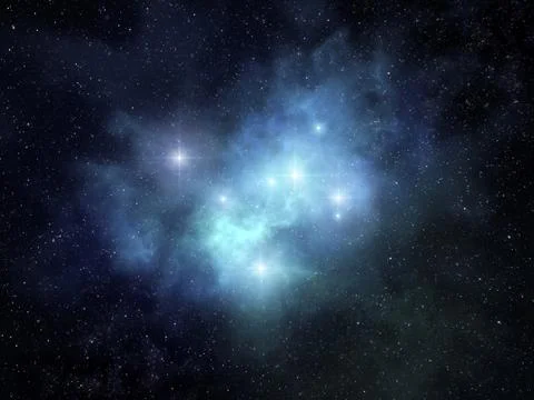 Fanciful nebula 스톡 사진