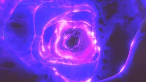 Fancy  abstract purple circular background for DJ or VJ night Stock Footage 112942281