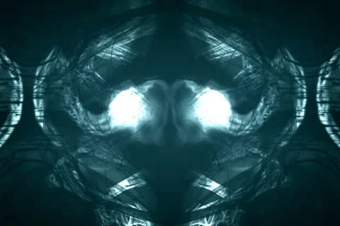 Fancy Alien Creature With Bright Eyes Stock Footage 25101573