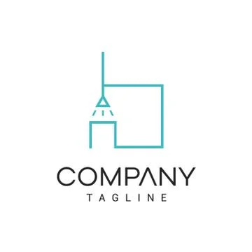 Fancy and elegant logo design for kitchen companies Stock Illustration