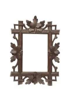 Fancy antique mirror Foto stock