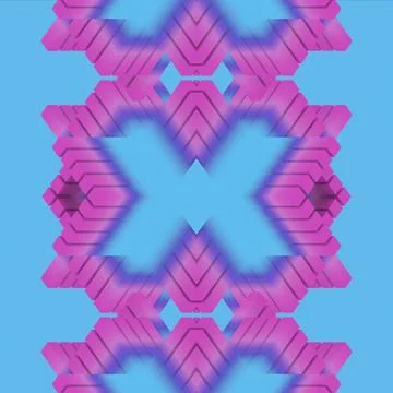 Fancy background with elegant geometric design. 3d rendering illustration Illustrazione stock