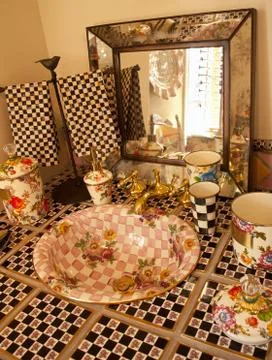 Fancy bathroom Stock Photos