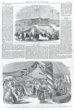 Fancy Bazaar on board the 'Monarch' and 'Agamemnon' Ilustración de archivo