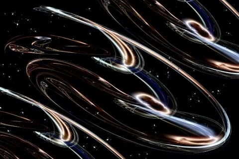 Fancy bright abstract pattern with oval shapes Stock Illustration