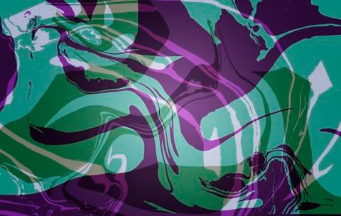 Fancy bright abstract pattern with oval shapes Stock Illustration